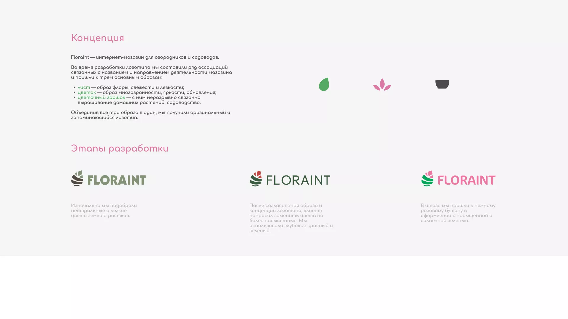Создание логотипа и интернет-магазина «FLORAINT» в Североуральске