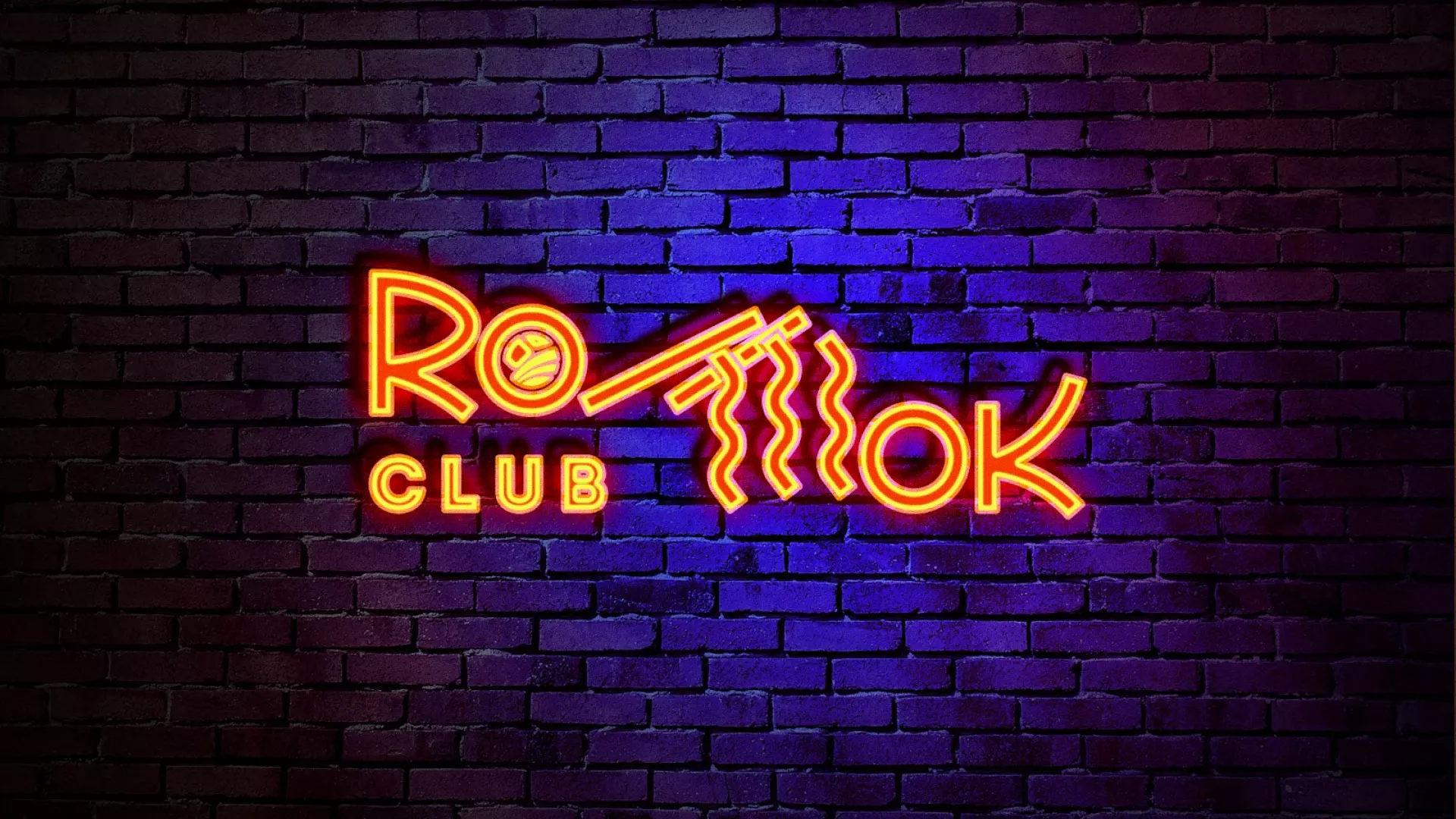 Разработка интерьерной вывески суши-бара «Roll Wok Club» в Североуральске